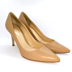 GIANVITO ROSSI Nappa Praline Heels IT 36.5